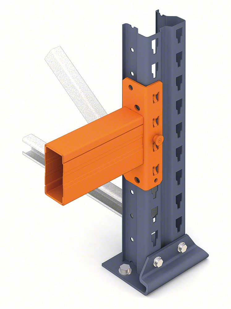 Détails et support étagère pieds palettes